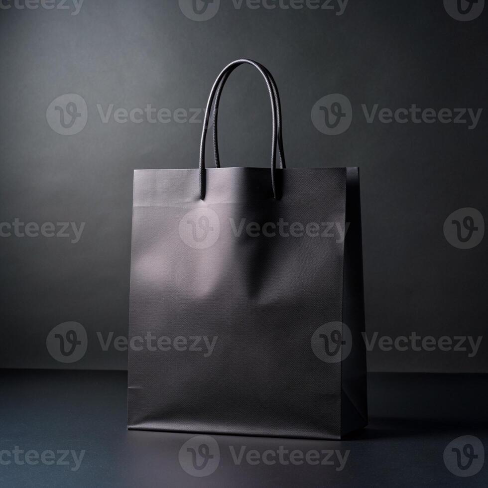 shop bag mockup 3d photo