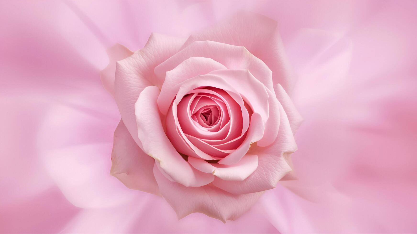 a pink rose is shown in a blurred image photo