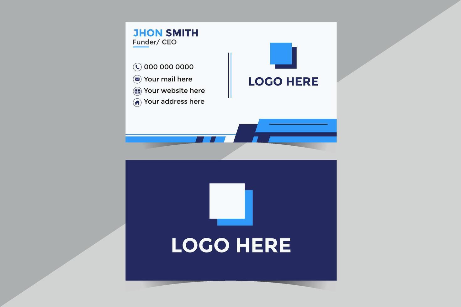 Business card Design Template vector
