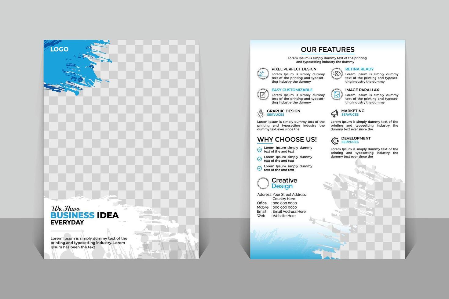 Modern Business Flyer Design vector