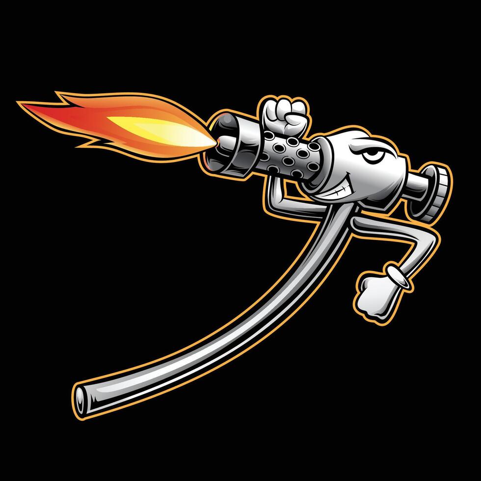 Solder welding character vector