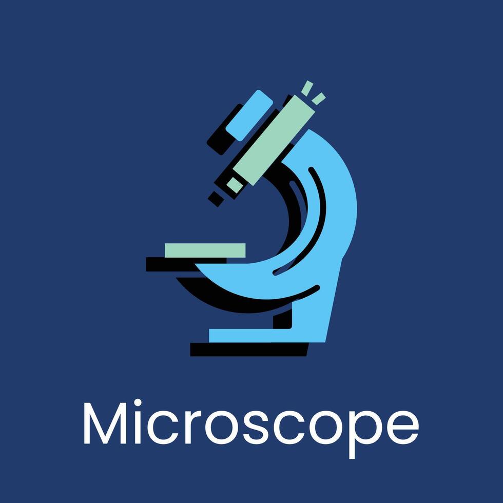 Microscope colored icon design good for web or mobile app vector