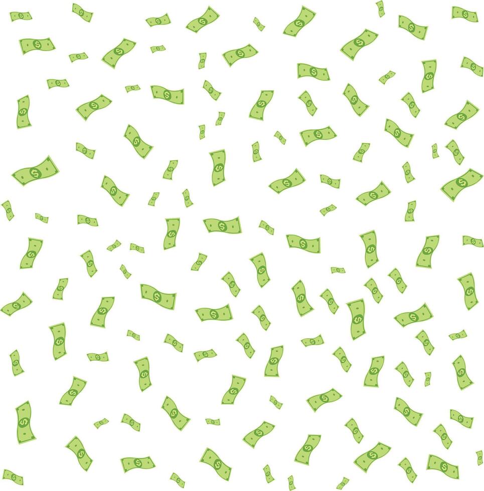 Dollar pattern isolated on white background illustration vector