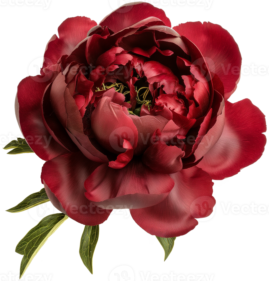 Paeonia floral illustration - Peony Flower isolated on a transparent background png