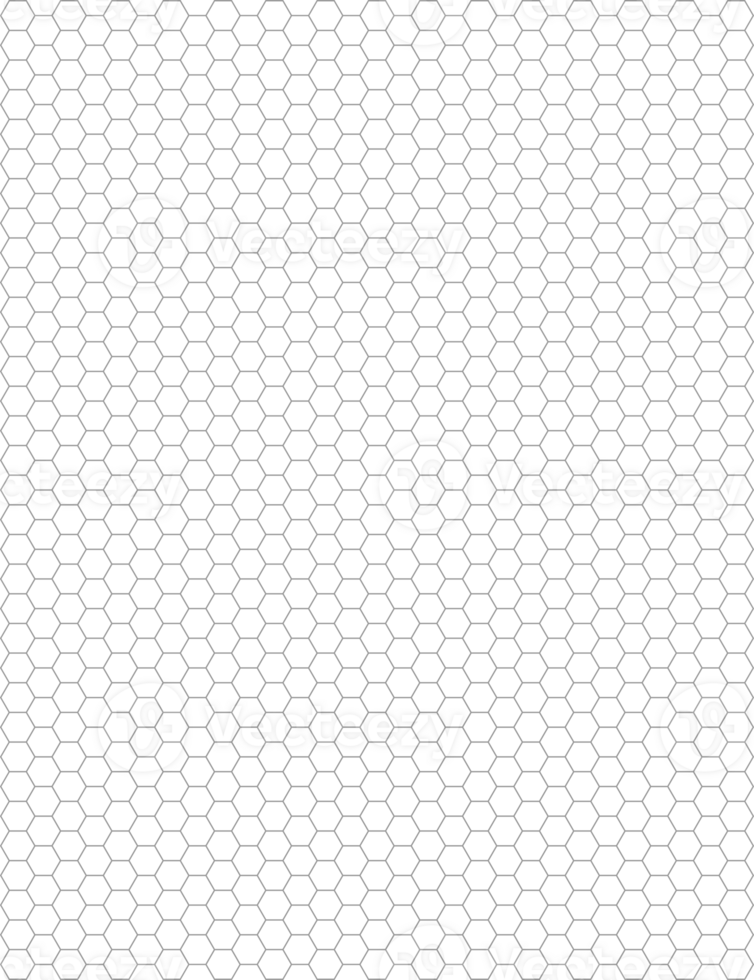 Hexagon graph paper seamless pattern png