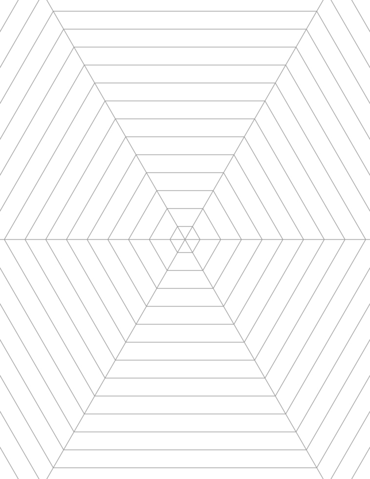 Spider Graph Paper, Hexagon grid paper png