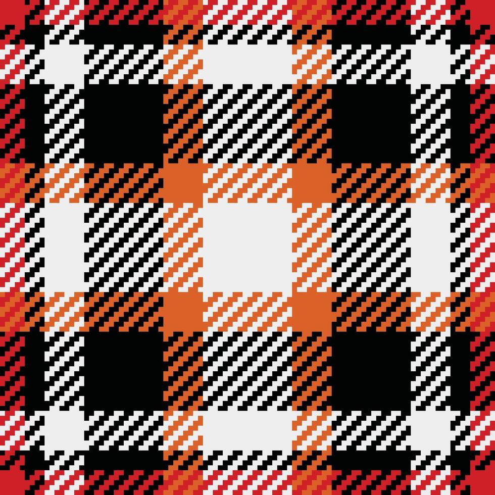 Textile design of textured plaid. Checkered fabric pattern swatch for shirt, dress, suit, wrapping paper print, invitation and gift card. vector