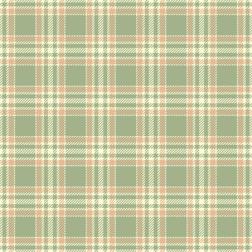 Fashioned background seamless check, thanksgiving pattern plaid texture. Femininity fabric tartan textile in pastel and light goldenrod yellow colors. vector