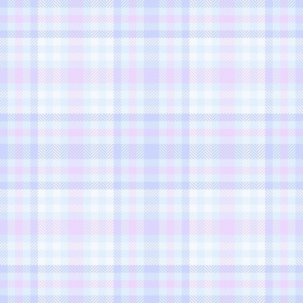 Covering textile check texture, deco fabric plaid . Preppy seamless background pattern tartan in light and alice blue colors. vector