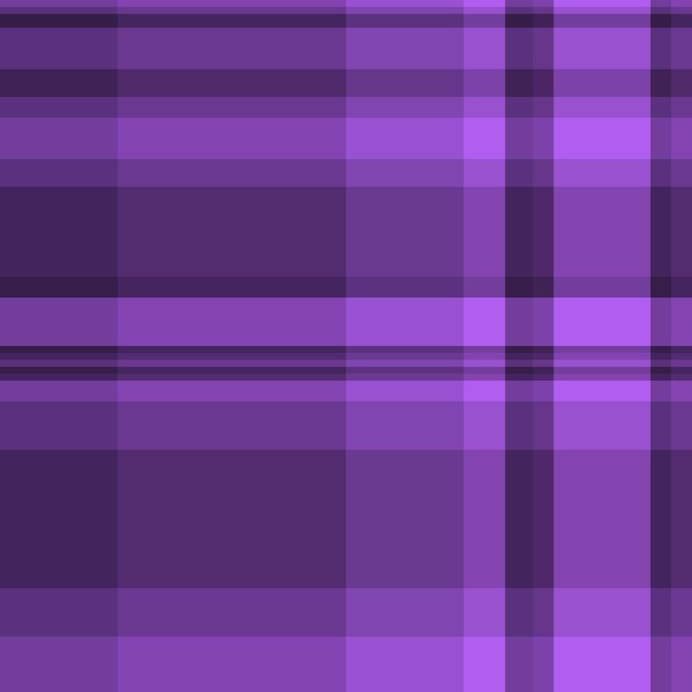 Tissue textile tartan, scottish background texture check. Party fabric pattern seamless plaid in violet and dark colors. vector