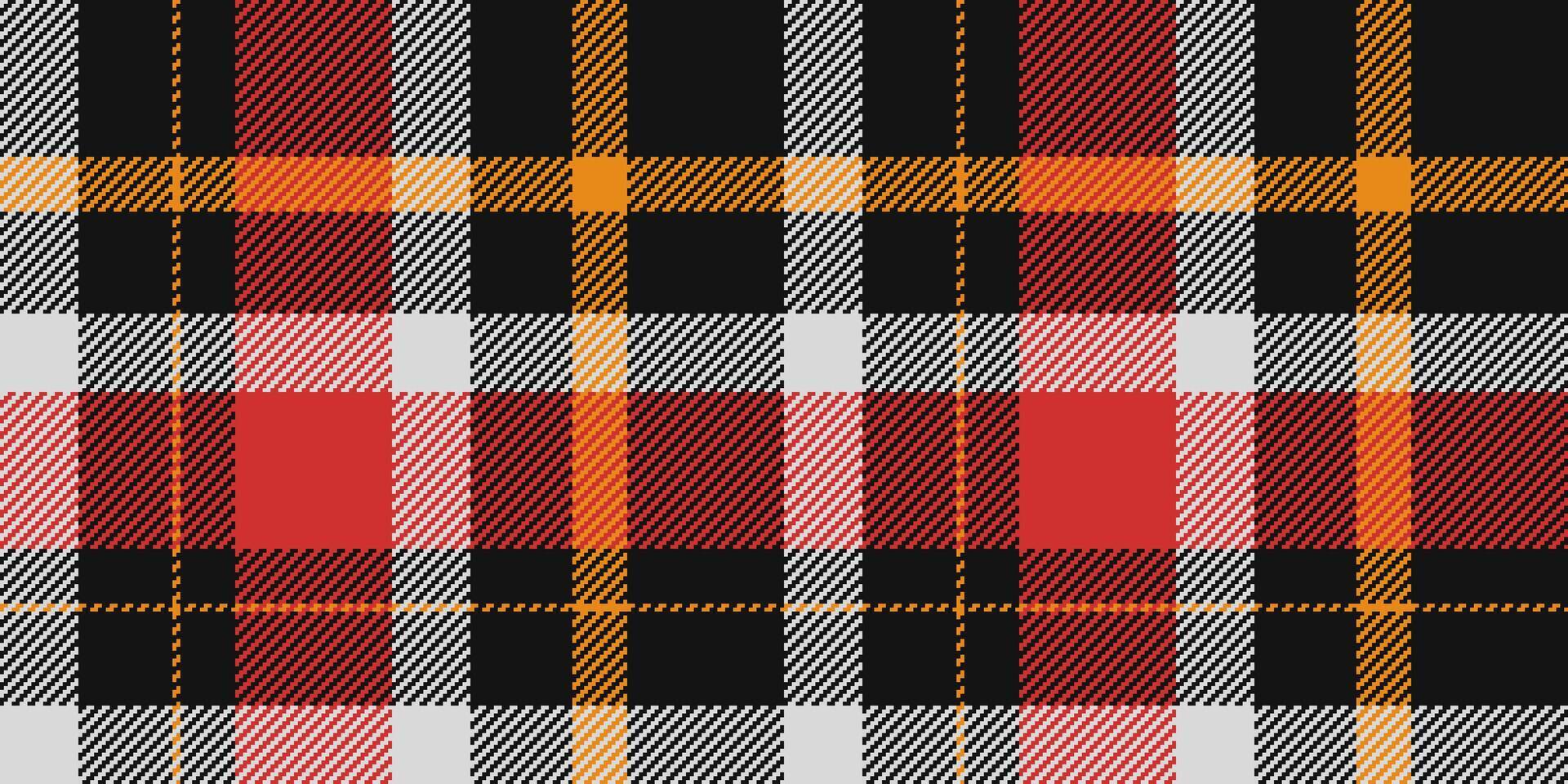 Harvest plaid check , interior background textile fabric. Cool pattern tartan texture seamless in black and gainsboro colors. vector