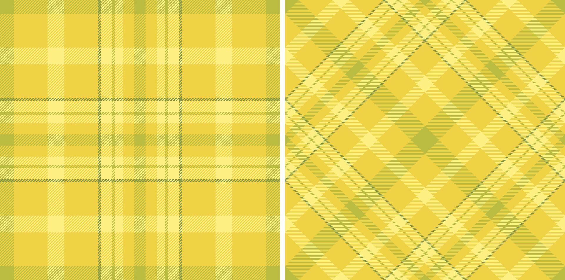 Fabric texture seamless of pattern textile plaid with a tartan check background. Set in vintage colors of mixed straight strip design. vector