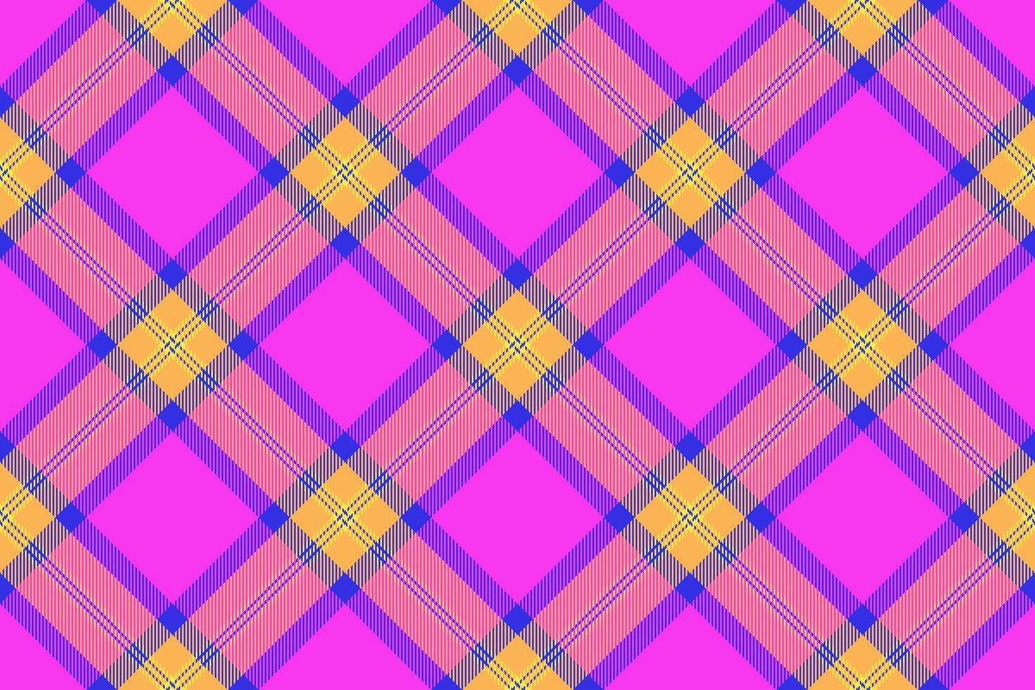 Pattern textile tartan of background plaid texture with a seamless check fabric. vector