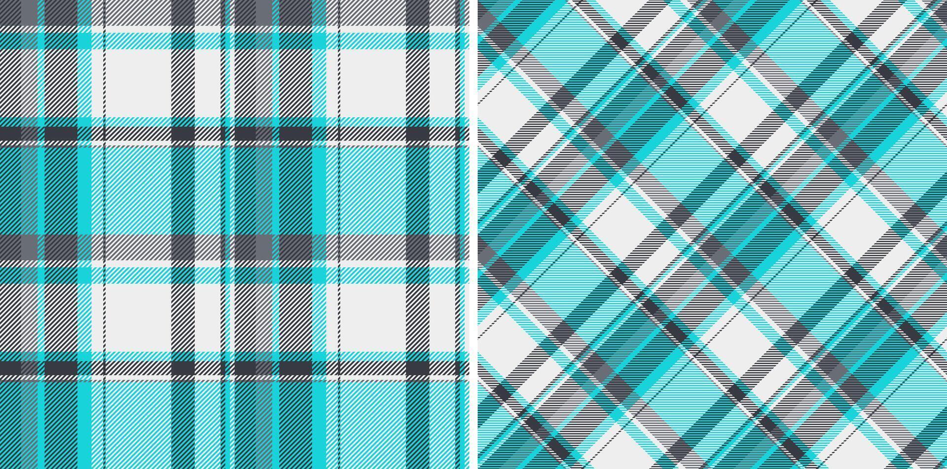 Check seamless fabric of background tartan plaid with a pattern texture textile . Set in space colors for trendy everyday bags for women. vector
