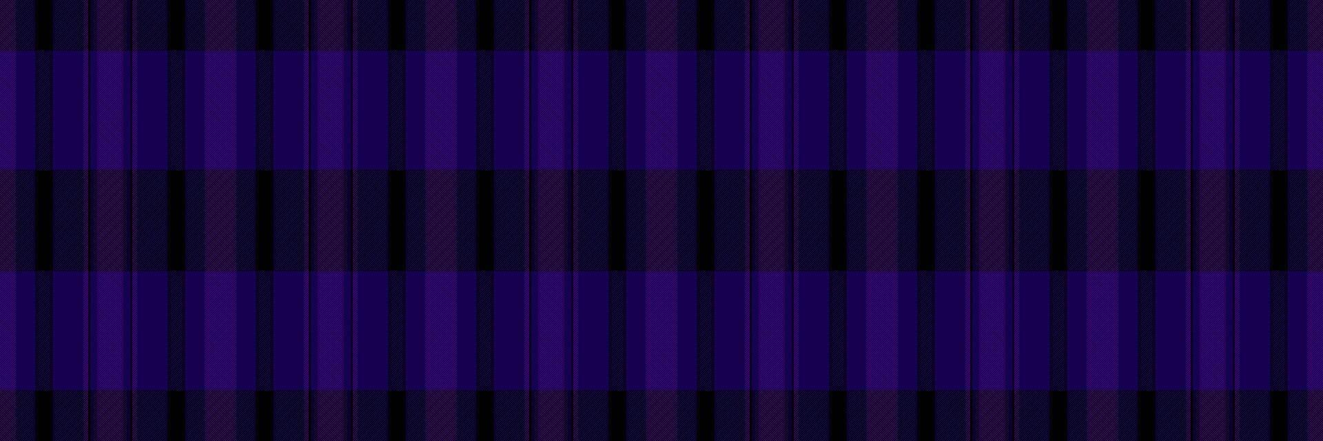 Tee texture fabric tartan, lady check plaid textile. Jersey background pattern seamless in indigo and black colors. vector