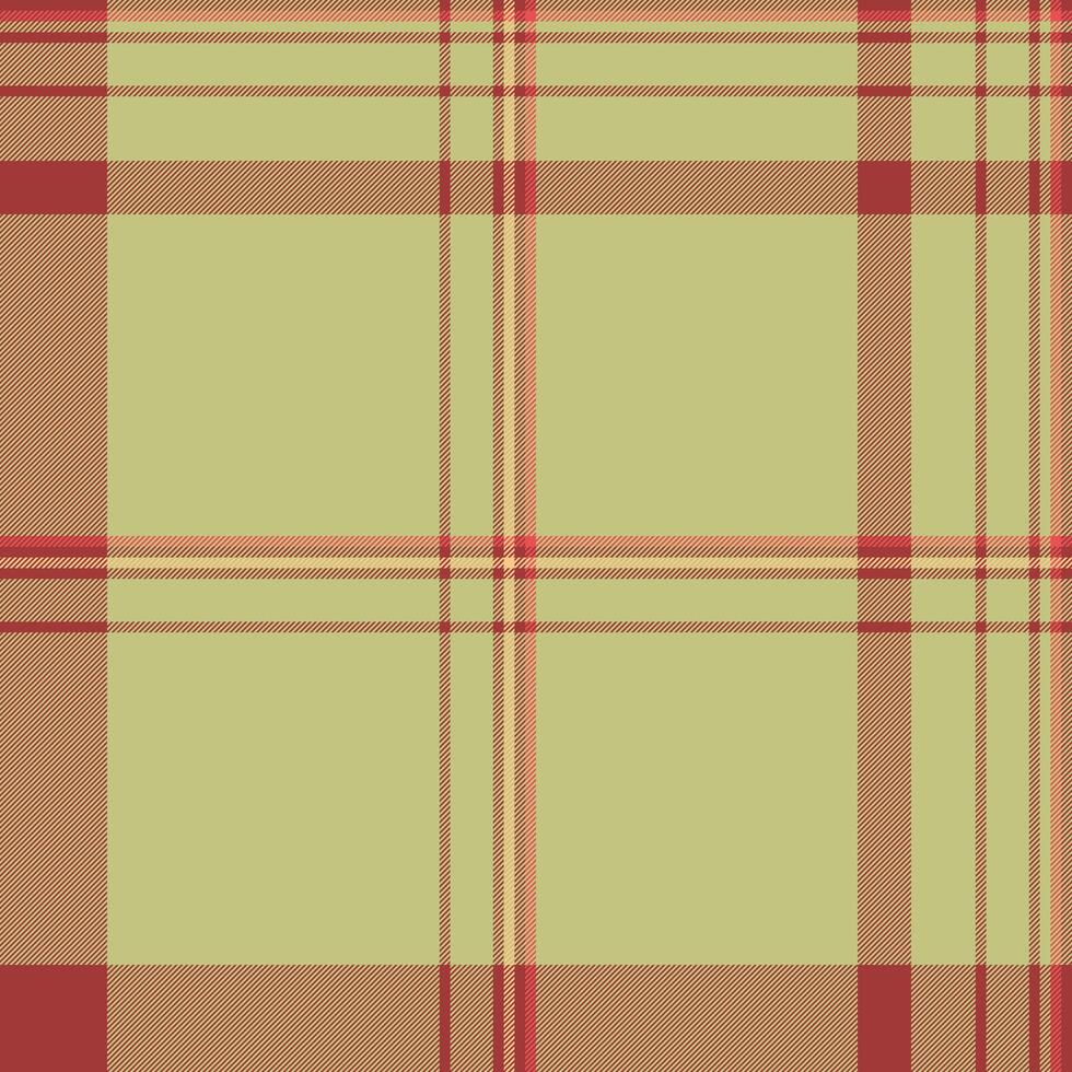 Setting tartan background pattern, multicultural textile texture fabric. Brand plaid seamless check in red and lime colors. vector