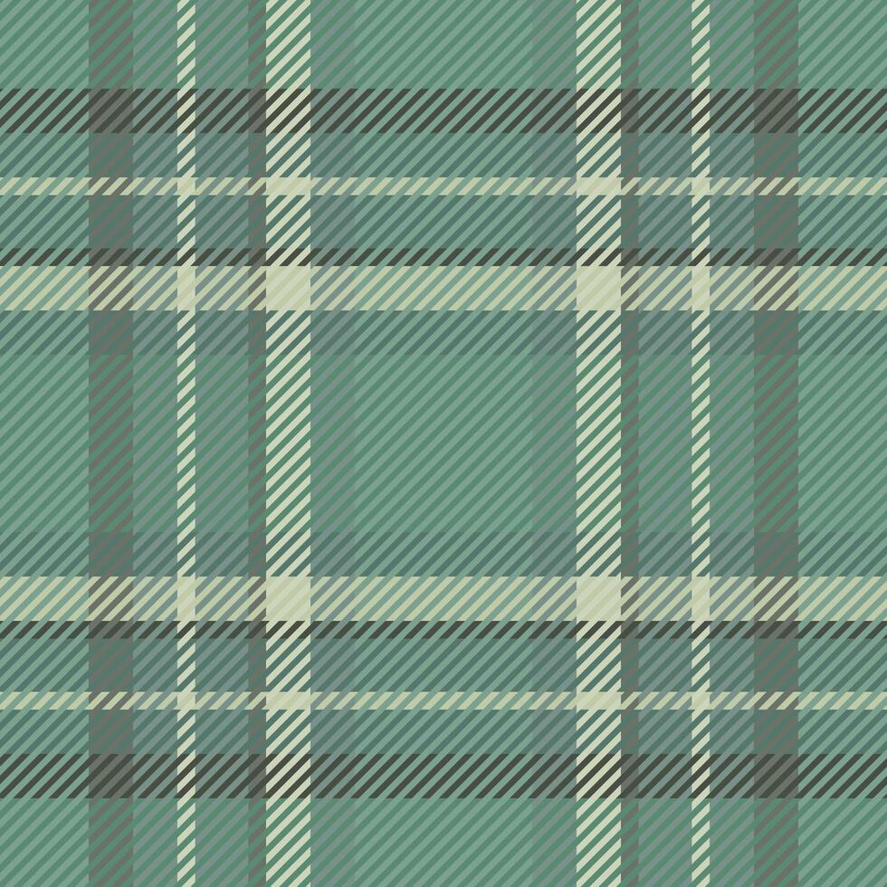 Quiet texture background seamless, cute plaid tartan check. Knot fabric pattern textile in pastel and green colors. vector