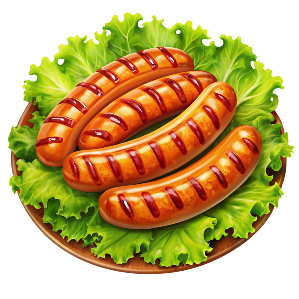 Grilled Sausage Food Image png