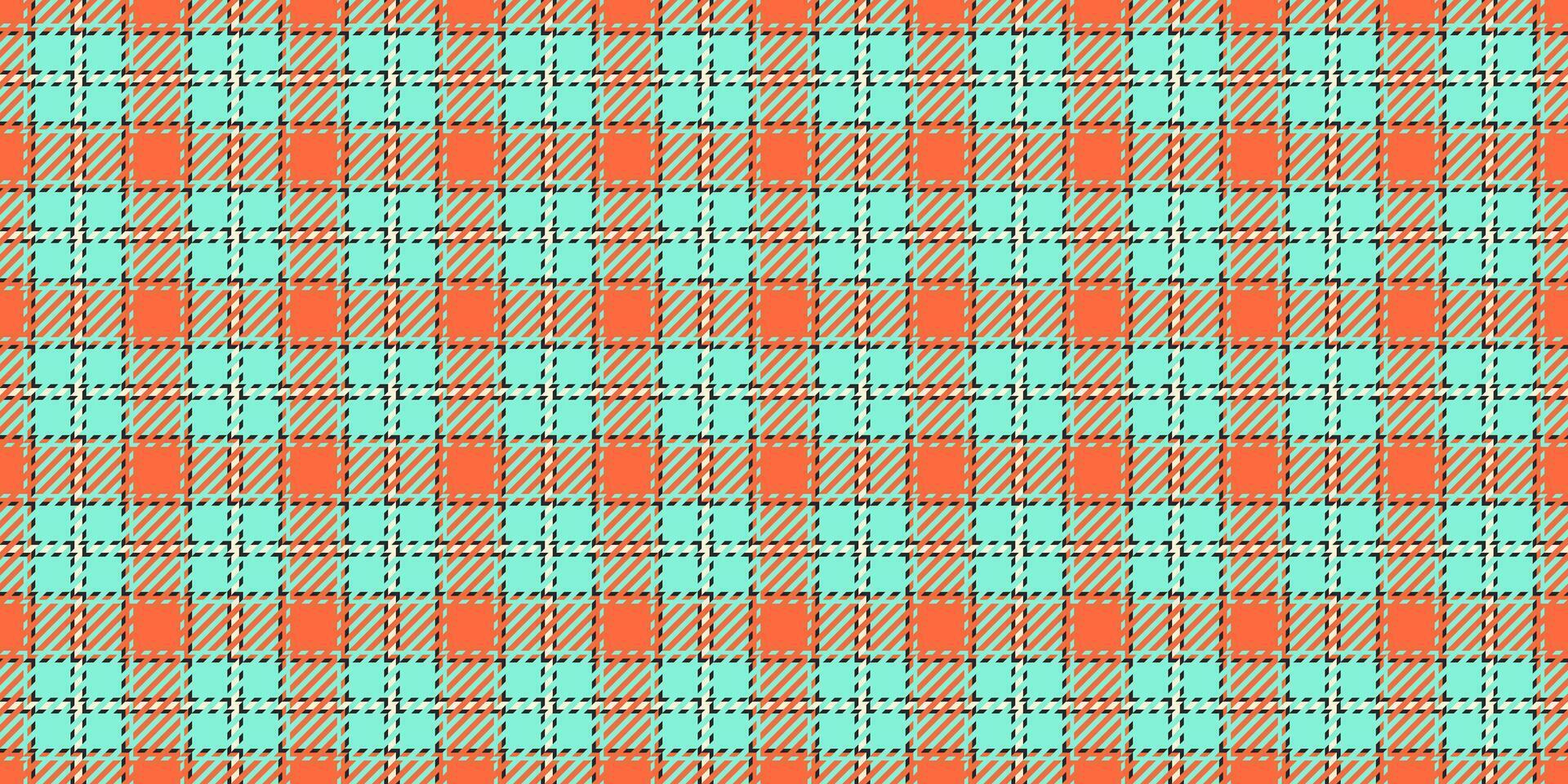 Easter check tartan textile, gift fabric plaid seamless. Variety pattern background texture in teal and red colors. vector