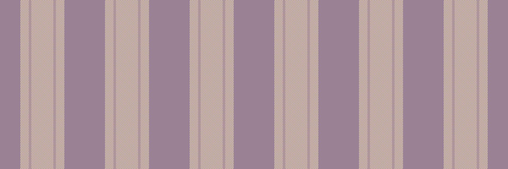 Comfortable stripe textile fabric, decorate background lines vertical. Textile pattern texture seamless in pastel and light colors. vector