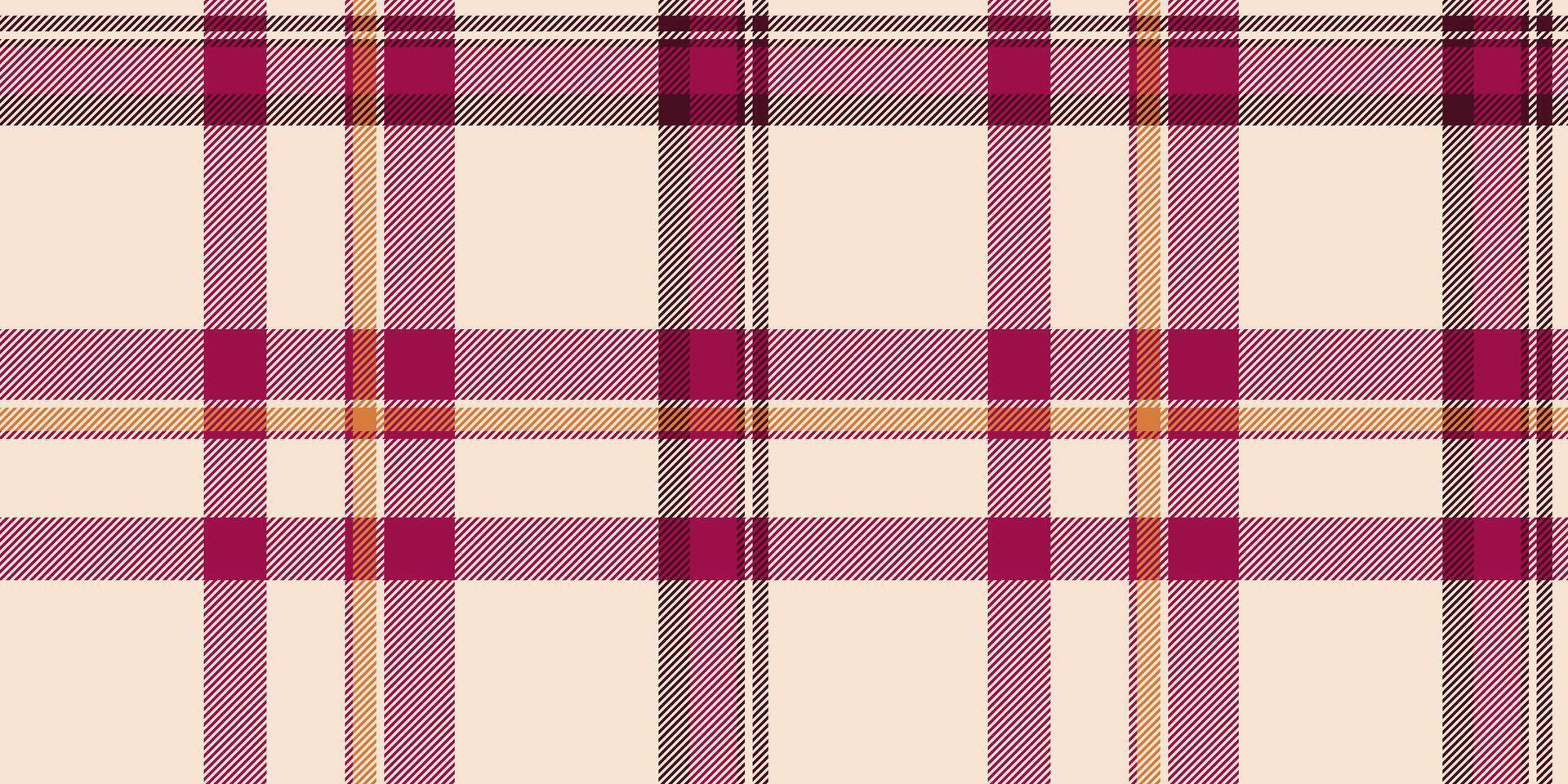 Gingham background seamless textile, quality plaid pattern tartan. Luxurious texture check fabric in light and pink colors. vector