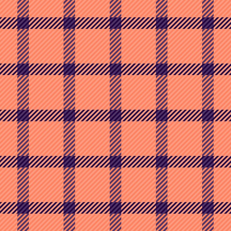 Rectangle check tartan texture, tribal plaid background fabric. Victorian textile seamless pattern in red and dark colors. vector