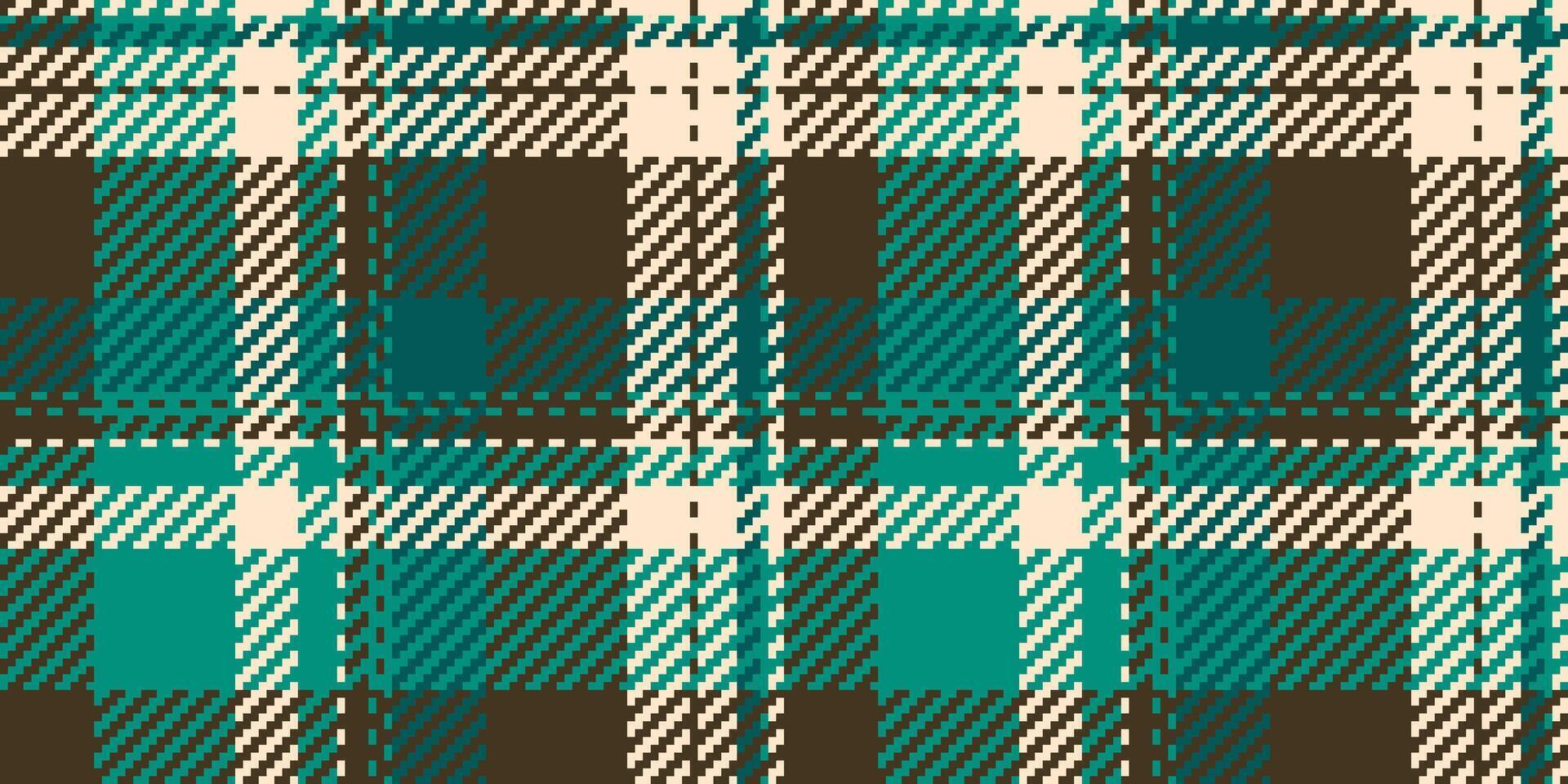 Father pattern background tartan, colorful texture check . Old textile fabric seamless plaid in teal and dark colors. vector