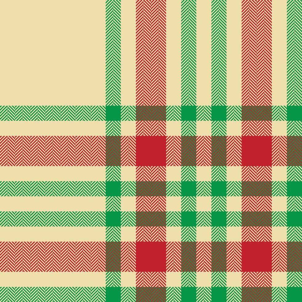 Plaid check pattern. Seamless fabric texture. Tartan textile print. vector