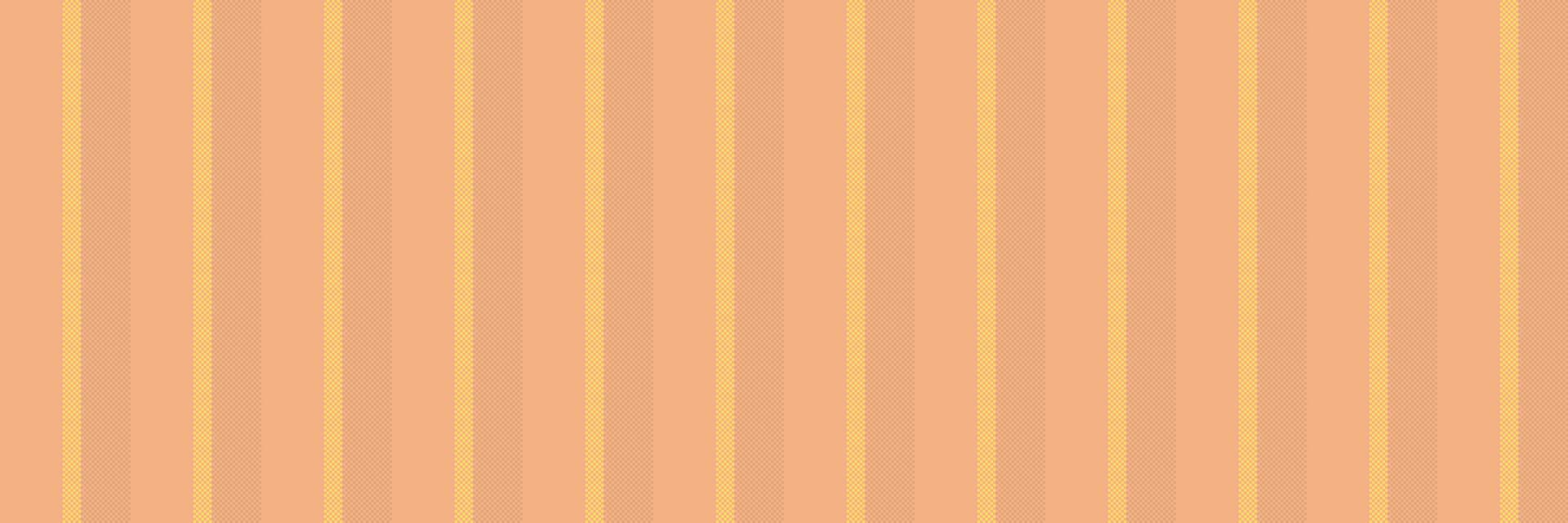Simplicity fabric textile seamless, iconic pattern background . Fluffy lines vertical texture stripe in orange and yellow colors. vector