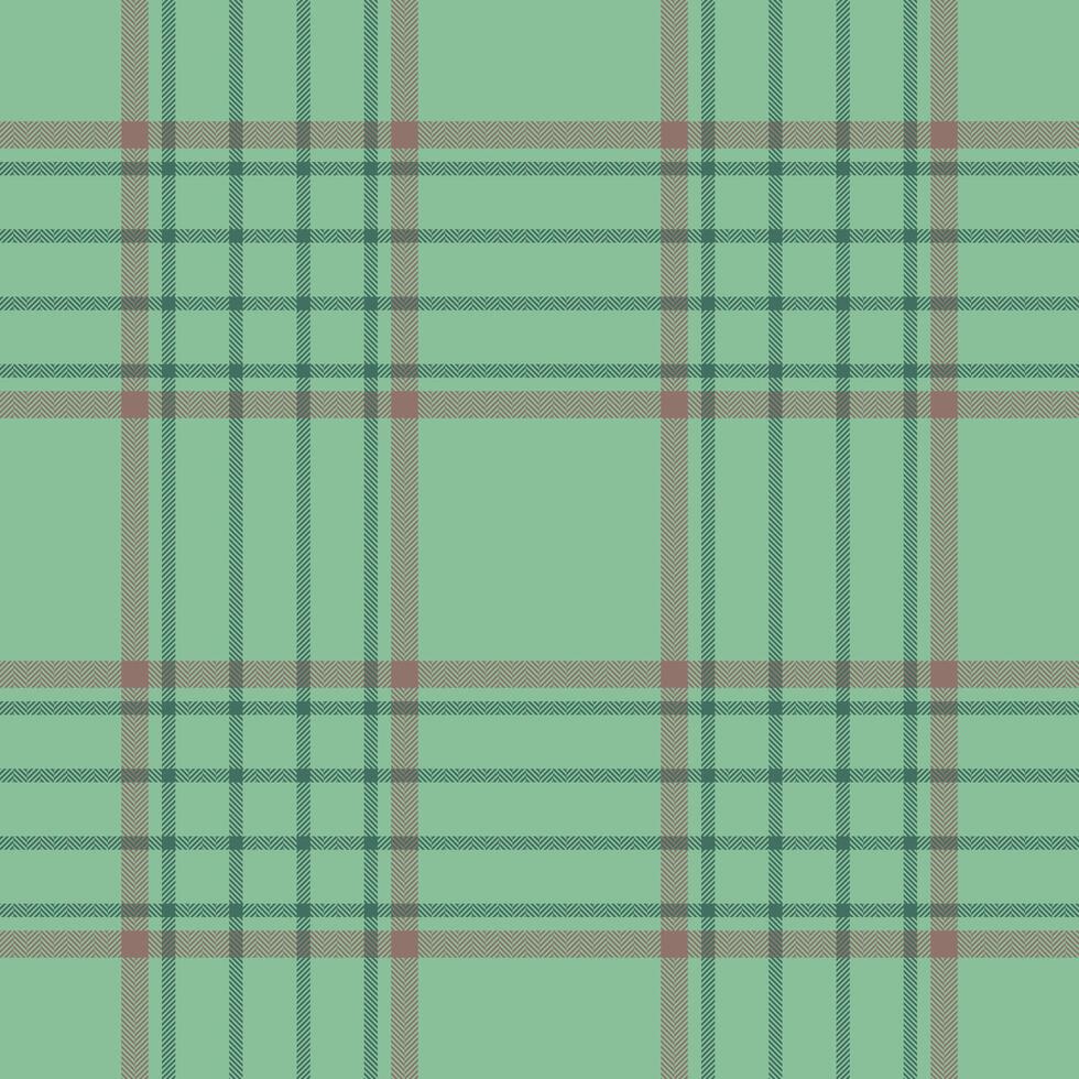 Plaid seamless pattern in green. Check fabric texture. textile print. vector