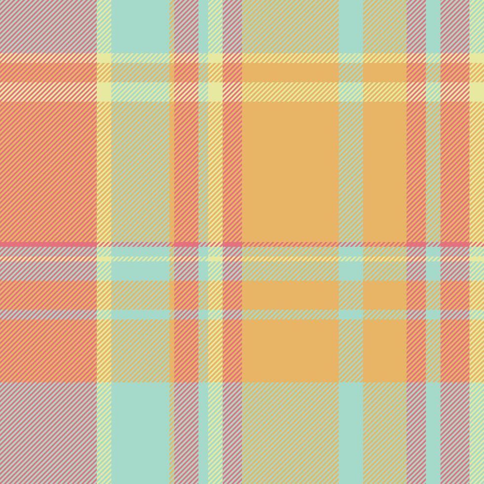 Textile design of textured plaid. Checkered fabric pattern swatch for shirt, dress, suit, wrapping paper print, invitation and gift card. vector