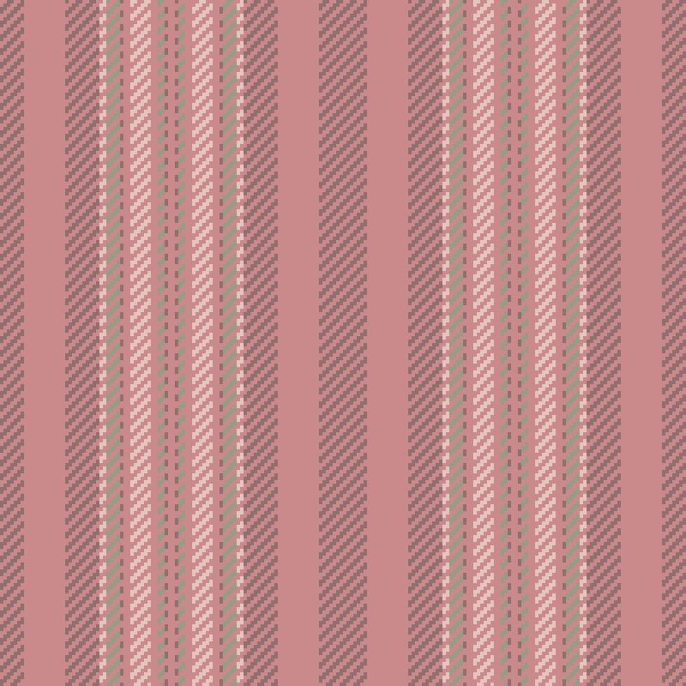 Merry christmas vertical texture, gentle stripe seamless lines. Direct textile background pattern fabric in red and pastel colors. vector