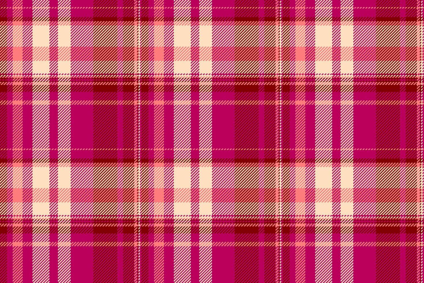 Background seamless of textile texture fabric with a check tartan plaid pattern. vector