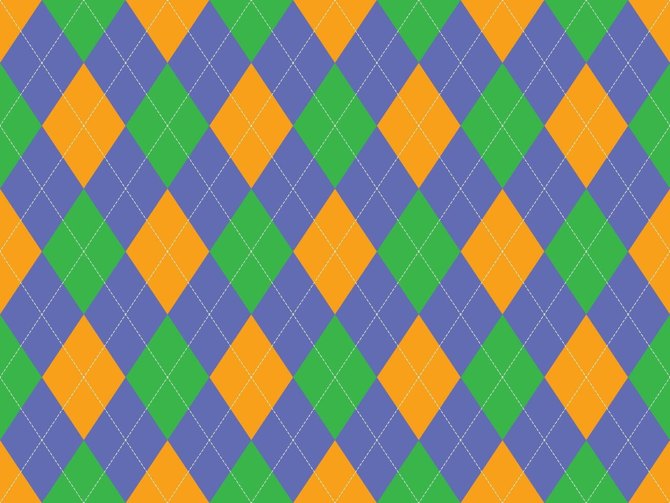 Argyle pattern seamless. Fabric texture background. Classic argill ornament vector