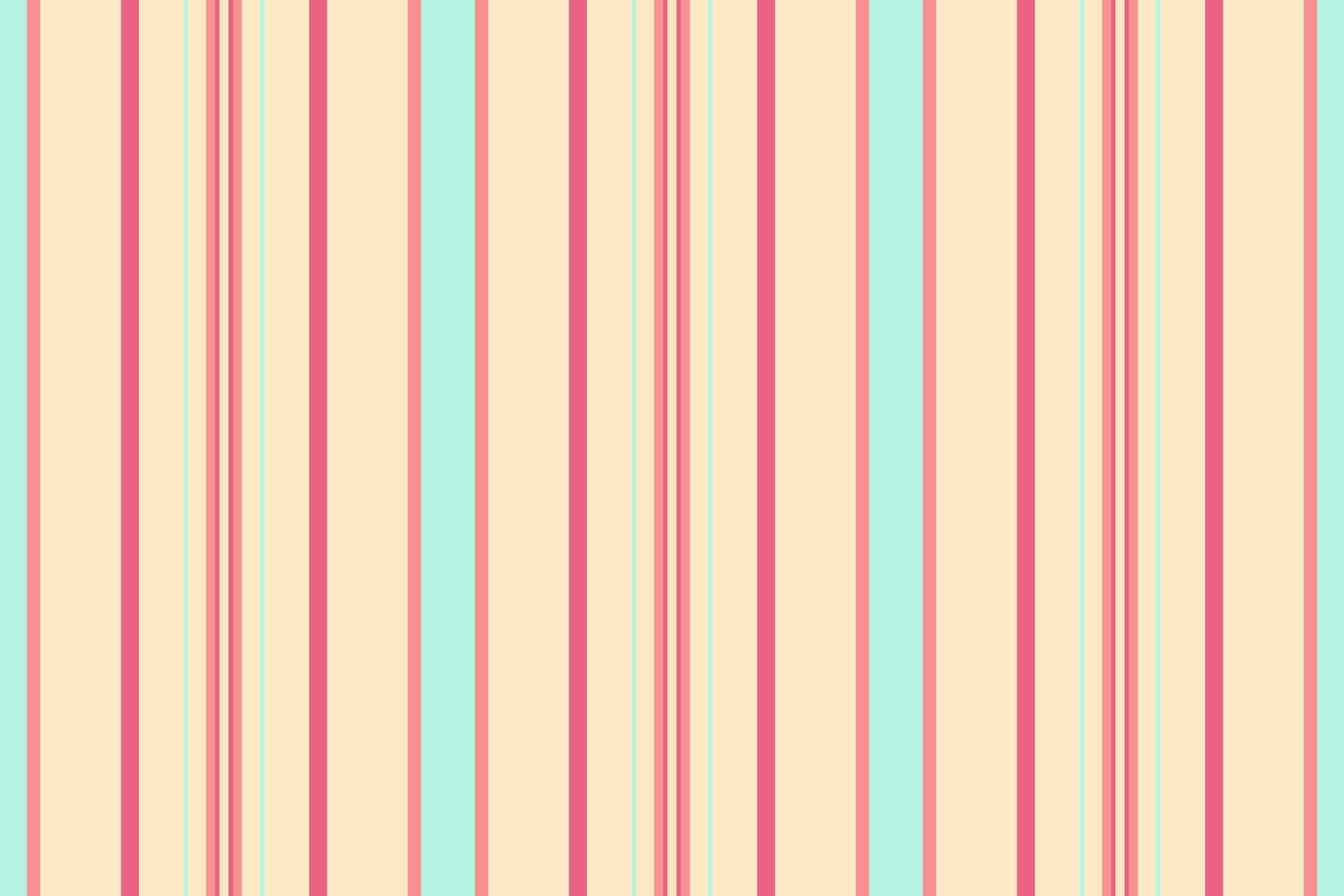 Floor lines texture stripe, hippie textile vertical background. Repeat fabric pattern seamless in red and bisque colors. vector