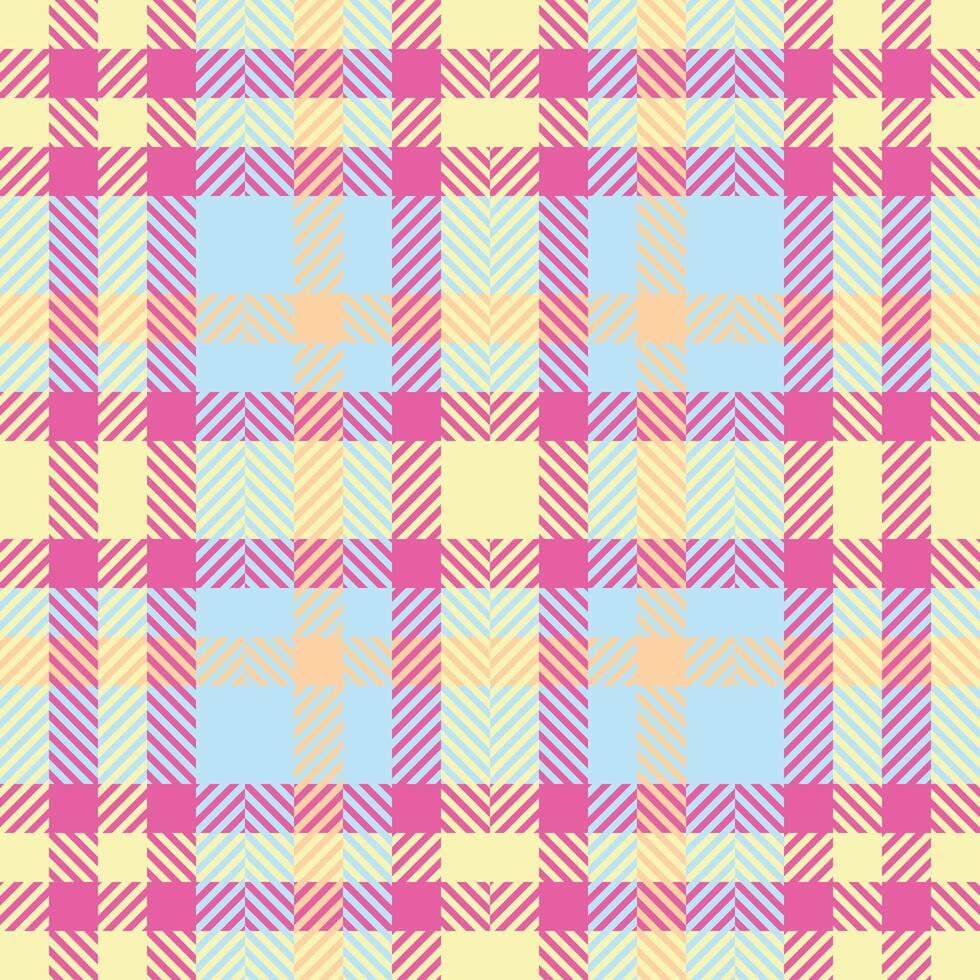 Textile design of textured plaid. Checkered fabric pattern swatch for shirt, dress, suit, wrapping paper print, invitation and gift card. vector