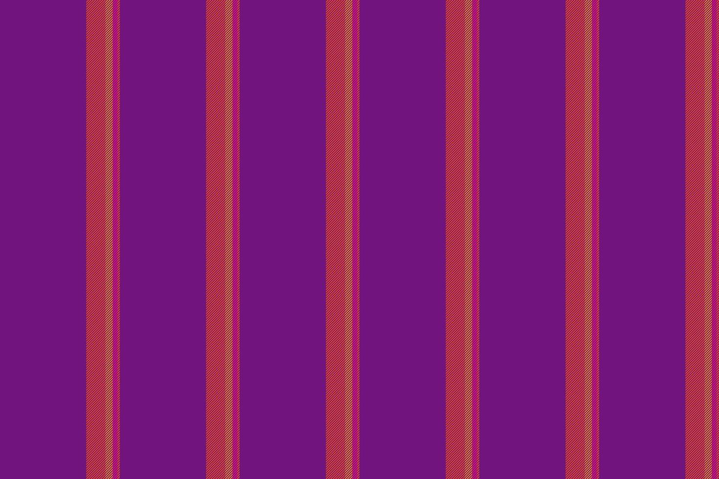 Abstract background seamless fabric background, curtain vertical textile lines. Modern pattern texture stripe in bright and purple colors. vector
