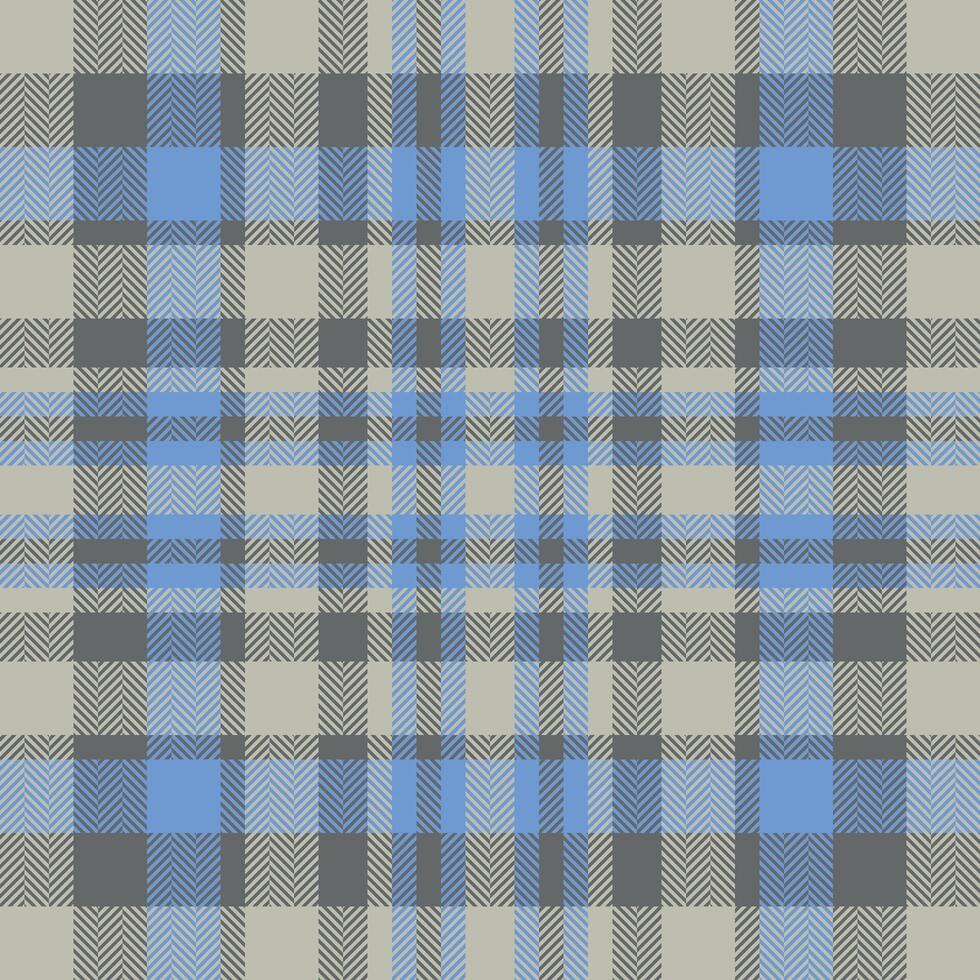 Plaid check pattern. Seamless fabric texture. Tartan textile print. vector
