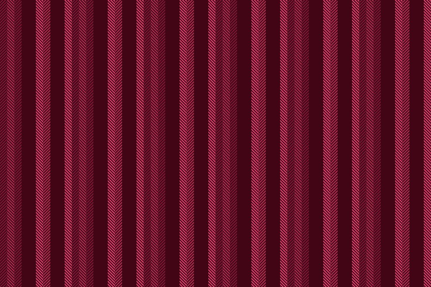 Artistic stripe texture background, row fabric vertical textile. Golf pattern lines seamless in dark and red colors. vector