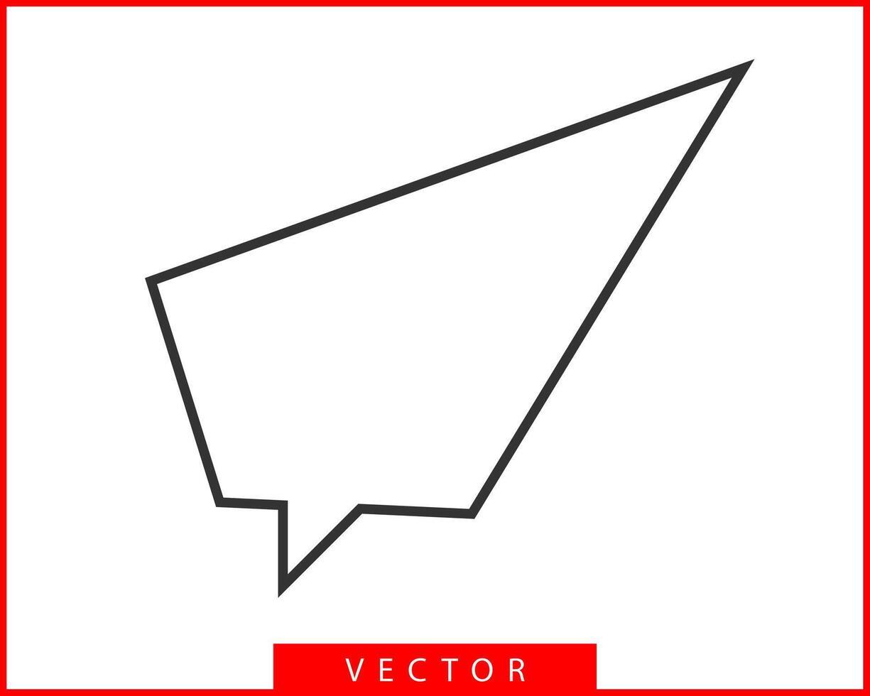 Talk bubble speech icon. Blank empty bubbles design elements. Chat on line symbol template. Dialogue balloon sticker silhouette. vector