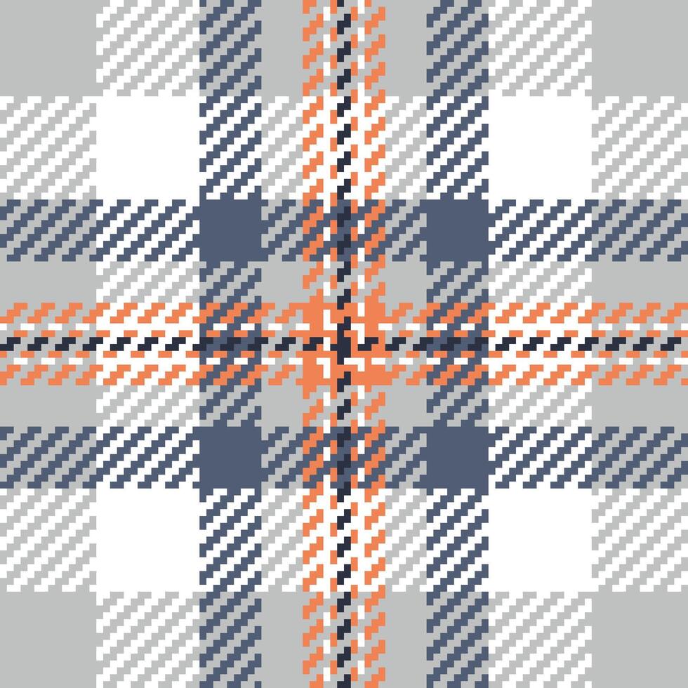 Textile design of textured plaid. Checkered fabric pattern swatch for shirt, dress, suit, wrapping paper print, invitation and gift card. vector