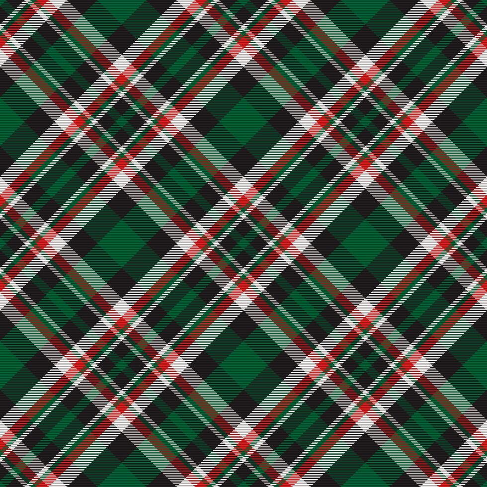 Tartan plaid pattern in green. Print fabric texture seamless. Check background. vector