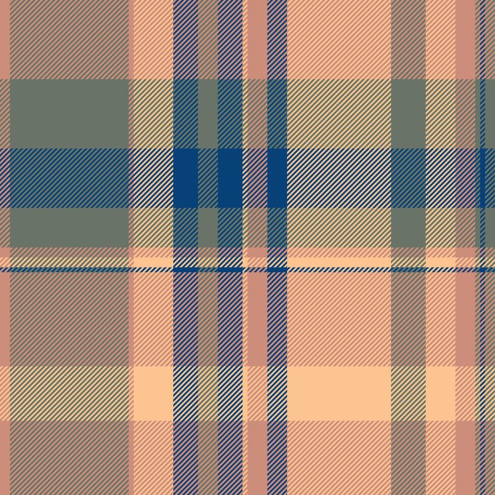 Stripe textile check background, london pattern tartan. Scarf texture fabric seamless plaid in red and pastel colors. vector