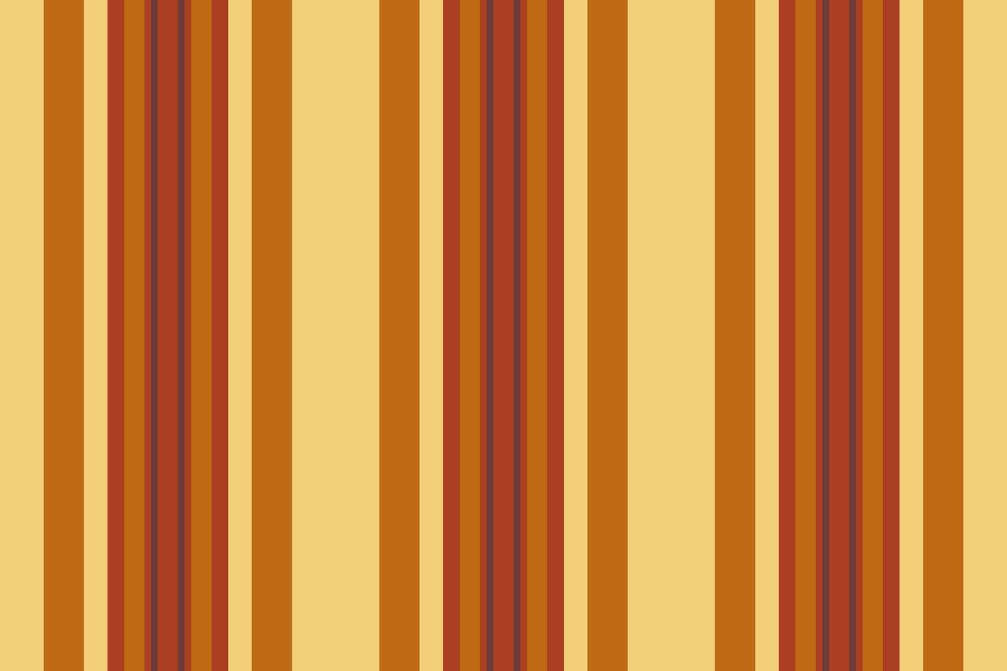 Warm texture textile lines, american fabric background. Brand pattern seamless vertical stripe in red and orange colors. vector