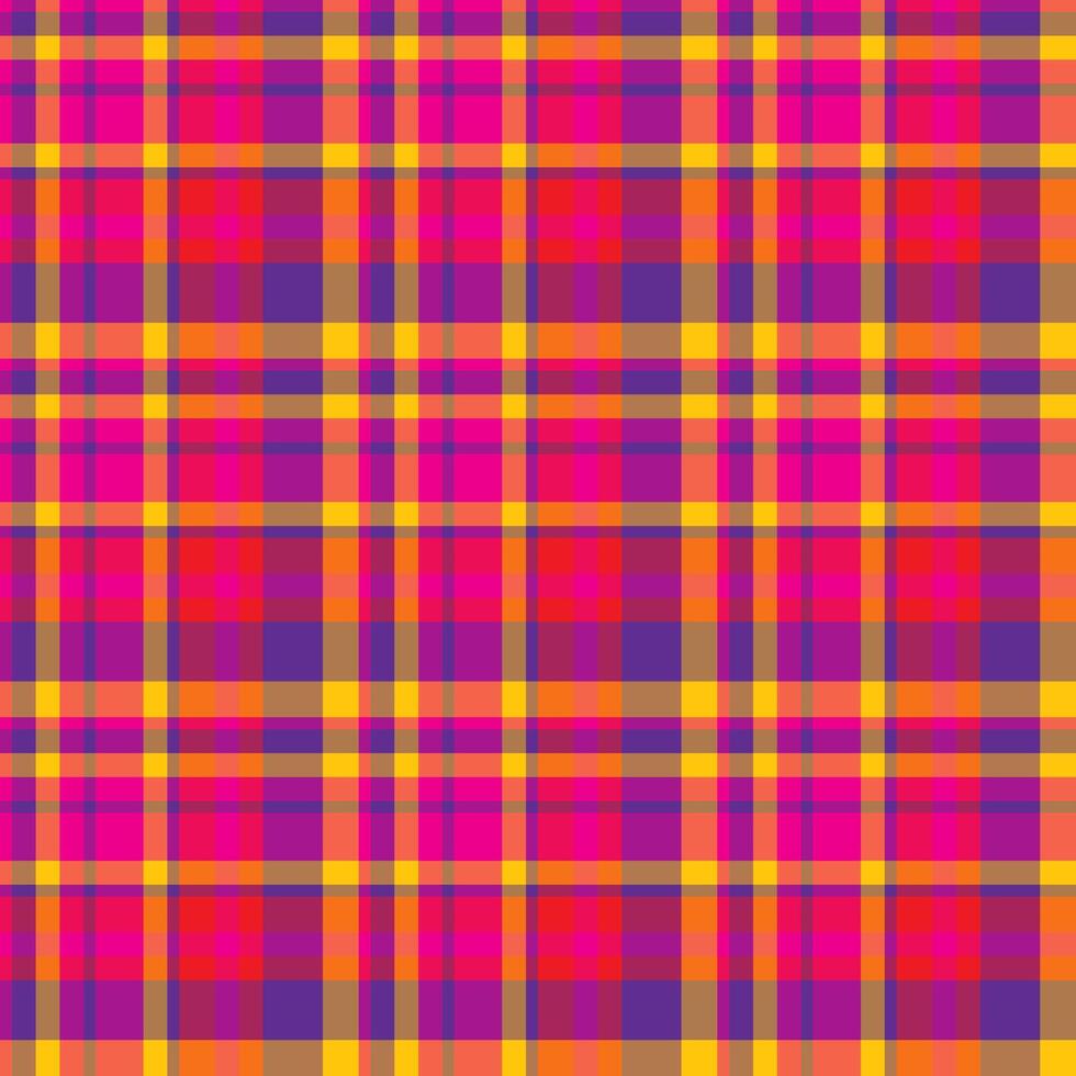 Plaid seamless pattern. background of textile ornament. Flat fabric design. vector