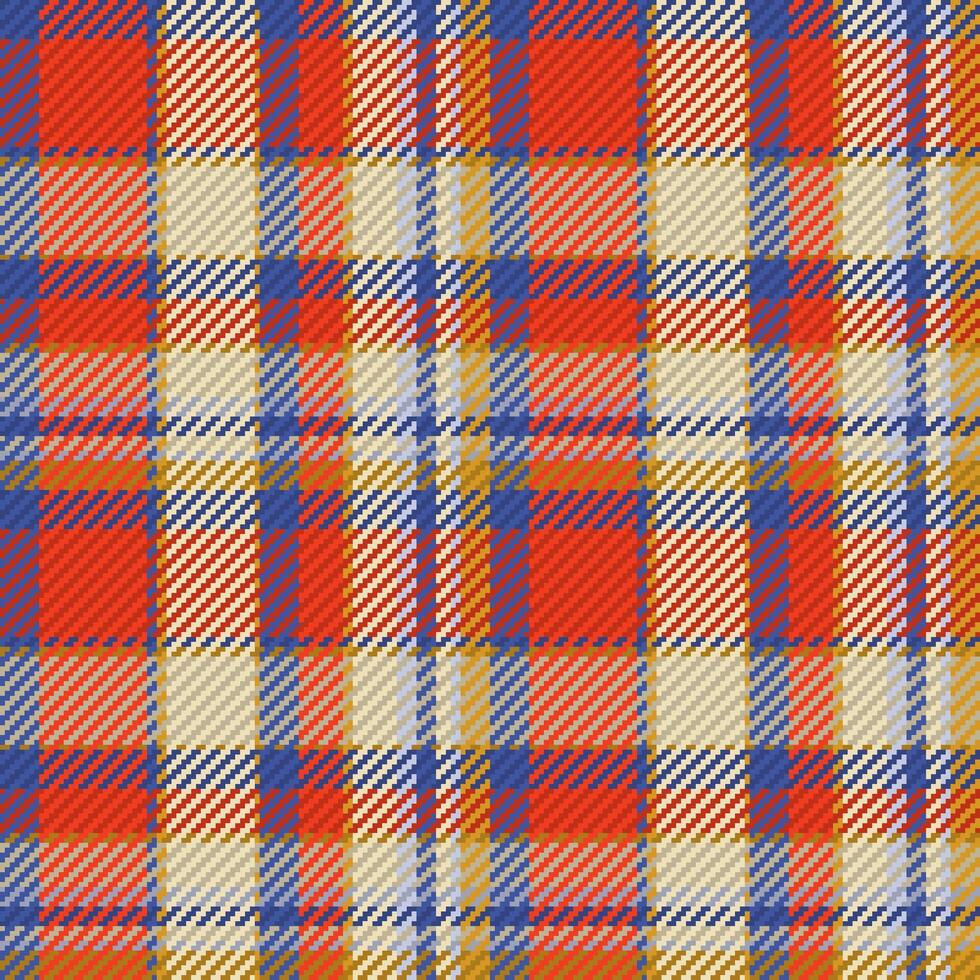 Seamless pattern of scottish tartan plaid. Repeatable background with check fabric texture. backdrop striped textile print. vector
