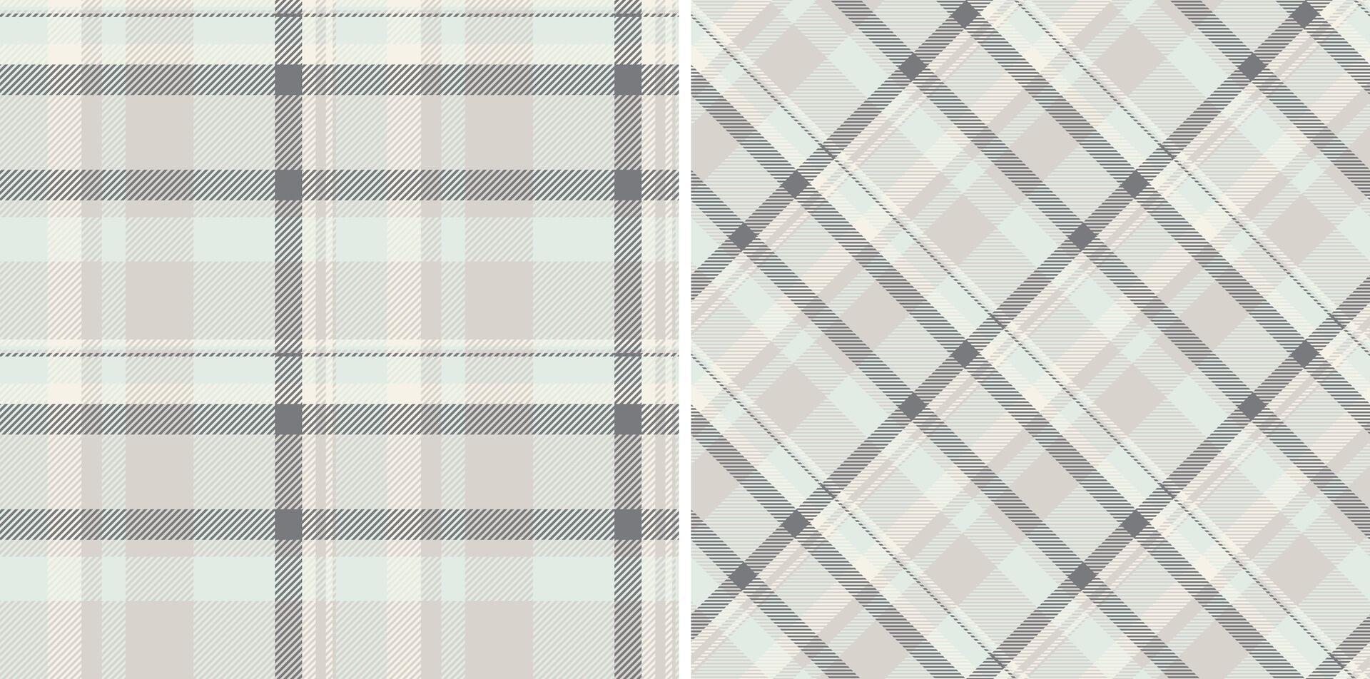 Texture fabric textile of check pattern with a plaid background seamless tartan. Set in pastel colors for graphic design detailed editable swatch. vector