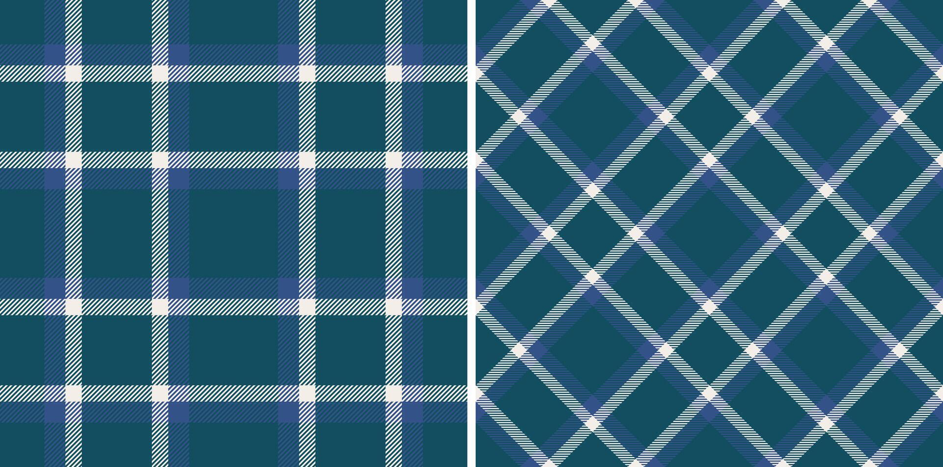 pattern tartan of fabric plaid seamless with a check texture textile background. Set in retro colors. Stylish oilcloth for kitchen decor. vector