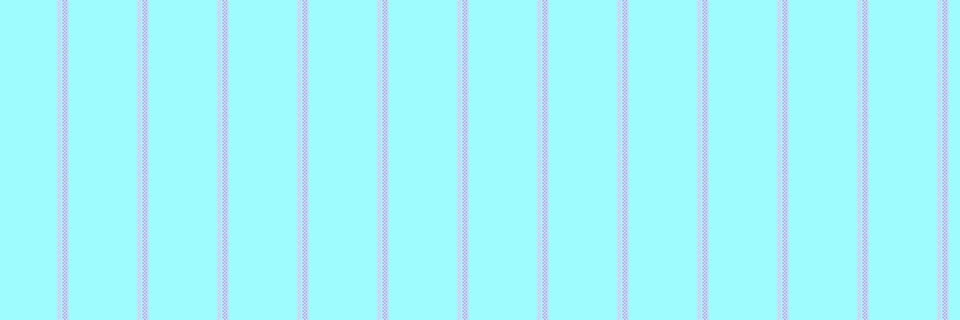Soft lines seamless background, sixties vertical stripe. Multi pattern texture fabric textile in teal and violet colors. vector