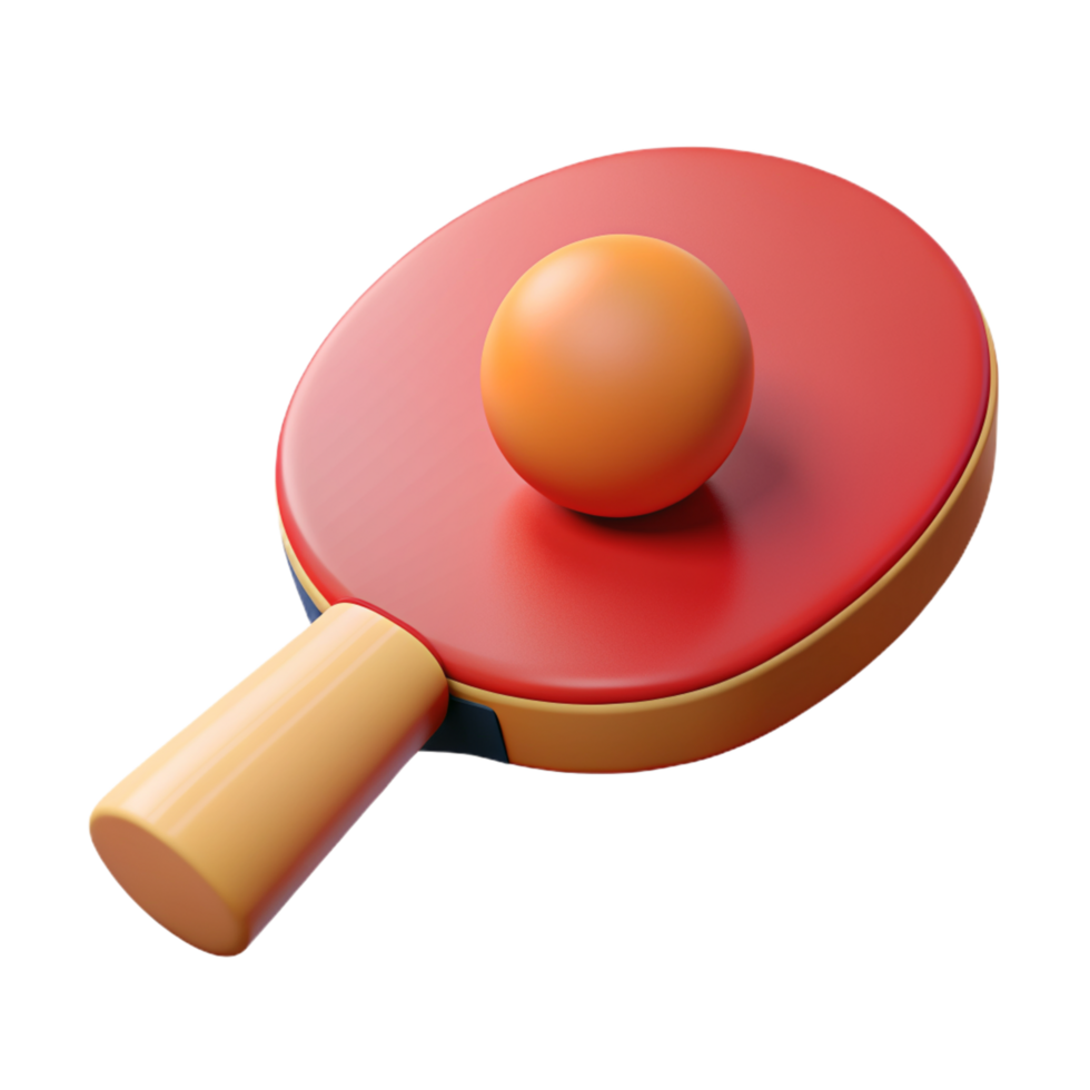 Tennis Bat Equipment 3d png
